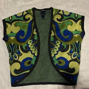 James Coviello + Anna Sui Open-Front Cardigan